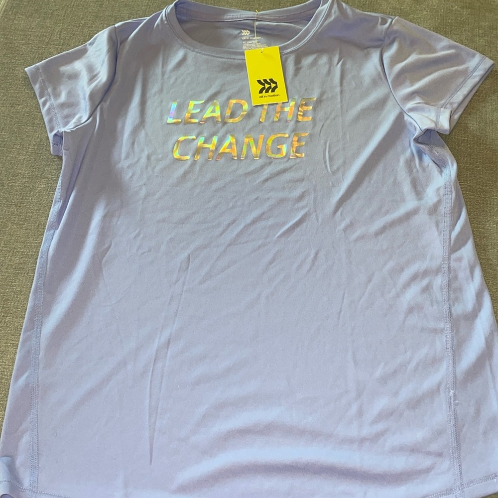 All In Motion Girl’s “Lead The Change” Short Sleeve Top